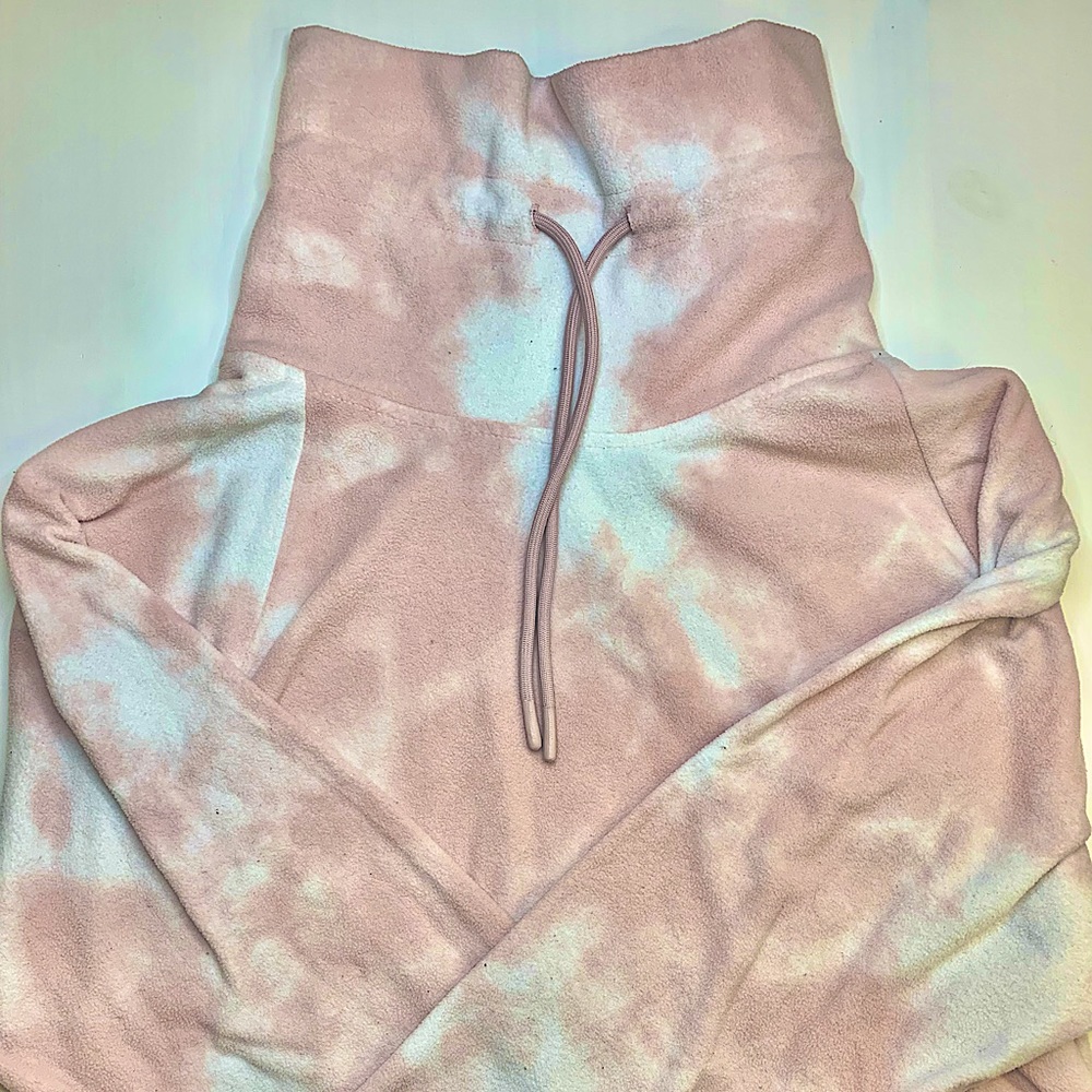 Old Navy Microfleece Funnel-Neck Tunic Sweatshirt